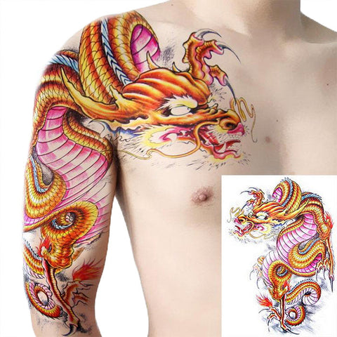 Tatouage de Dragon Chinois 