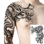 Tatouage dragon chinois en 3D 