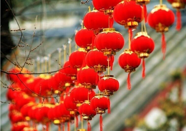 20 Stuks Chinese Lantaarns Met Chinese Knopen - Rode Papieren Lantaarns Voor Nieuwjaar En Feesten