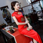 Robe Chinoise <br> Bicolore Rouge / M