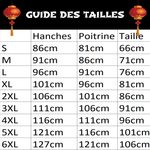 Robe Chinoise Calendrier Astral guide des tailles