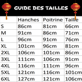 Robe Chinoise Calendrier Astral guide des tailles