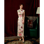 Robe Chinoise <br> Motifs Fleurs