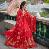 hanfu <br> Rojo