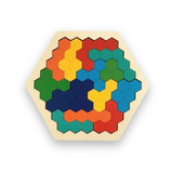 Tangram puzzle <br> hexagonal