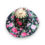 Chapeau chinois <br> motif floral
