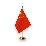 Bandera china con soporte