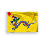 ancien drapeau chinois fente seulement