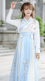 Hanfu Bleu Ciel robe
