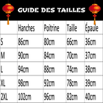 Robe Chinoise Renard guide des tailles