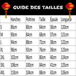 Robe Chinoise Tunique Classique guide des tailles