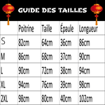 Robe Chinoise Pissenlit guide des tailles