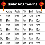 Robe Chinoise Cubique guide des tailles