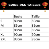 Hanfu Dynastie Tang guide des tailles