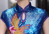Robe Chinoise Symbole de la Femme col mao