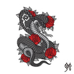 Tatouage de serpent chinois 