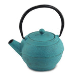 Théière Chinoise En Fonte Bleue Turquoise 