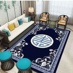 Grand Tapis Chinois Bleu 200x300cm