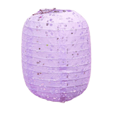 Lanterne Chinoise <br> Cylindrique Ajourée Violette
