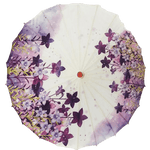 Ombrelle Chinoise <br> Fleurs Violettes