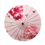 Ombrelle Chinoise <br> Paysage Fleuri