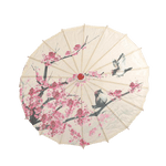 Ombrelle Chinoise <br> Fleurs et Oiseaux