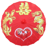Ombrelle Chinoise Dragon Doré