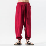 Pantalon Chinois Kung Fu rouge