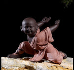 Statue Chinoise Moine Shaolin arts martiaux