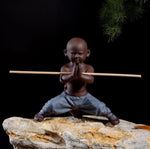 Statue Chinoise Moine Shaolin arts