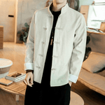 Veste Chinoise Homme Blanche