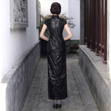 Robe Chinoise Symbole de la Femme dos noir