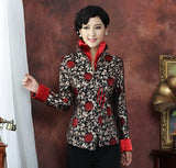 Veste Chinoise Femme Symbole de Bonheur mandarin