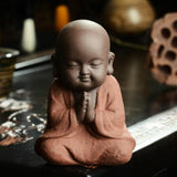 Statue Chinoise Bouddha Zen argile