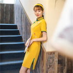 Robe Chinoise Renard jaune