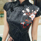 Robe Chinoise Calendrier Astral col mao
