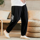 Pantalon Chinois Sarouel symbole bonheur