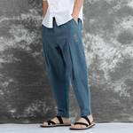 Pantalon Chinois à Pinces gris