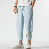 Pantalon Chinois Coton lin