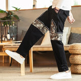 Pantalon Chinois Design marron