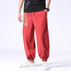 Pantalon Chinois Tai Chi rouge