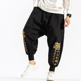 Pantalon Style Chinois doré