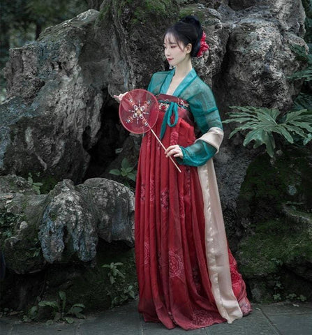 Oneyijun Cinese Hanfu Antico Stile Tradizionale Cinese Tuta Tang Suit Fata Gonna Costume Performance sul palco Principessa Chaise Vestito Prestazione per Donne (Rosso,S Oneyijun Cinese Hanfu Antico Stile Tradizionale Cinese Tuta Tang Suit Fata Gonna Costume Performance sul palco Principessa Chaise Vestito Prestazione per Donne (Rosso,S