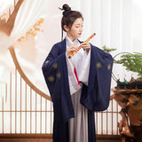 Hanfu Kimono bleu