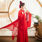 Hanfu Kimono Rouge flute