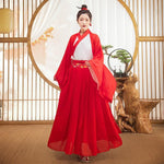 Hanfu Kimono Rouge Ancien