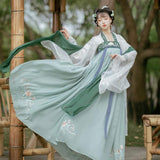 Hanfu Vert Emeraude costume
