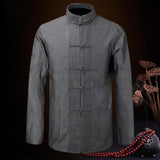 Veste Chinoise Homme Grise chine