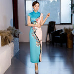 Robe Chinoise <br> Bleue Turquoise M