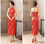 Robe Chinoise <br> Dos Nu Rouge / S